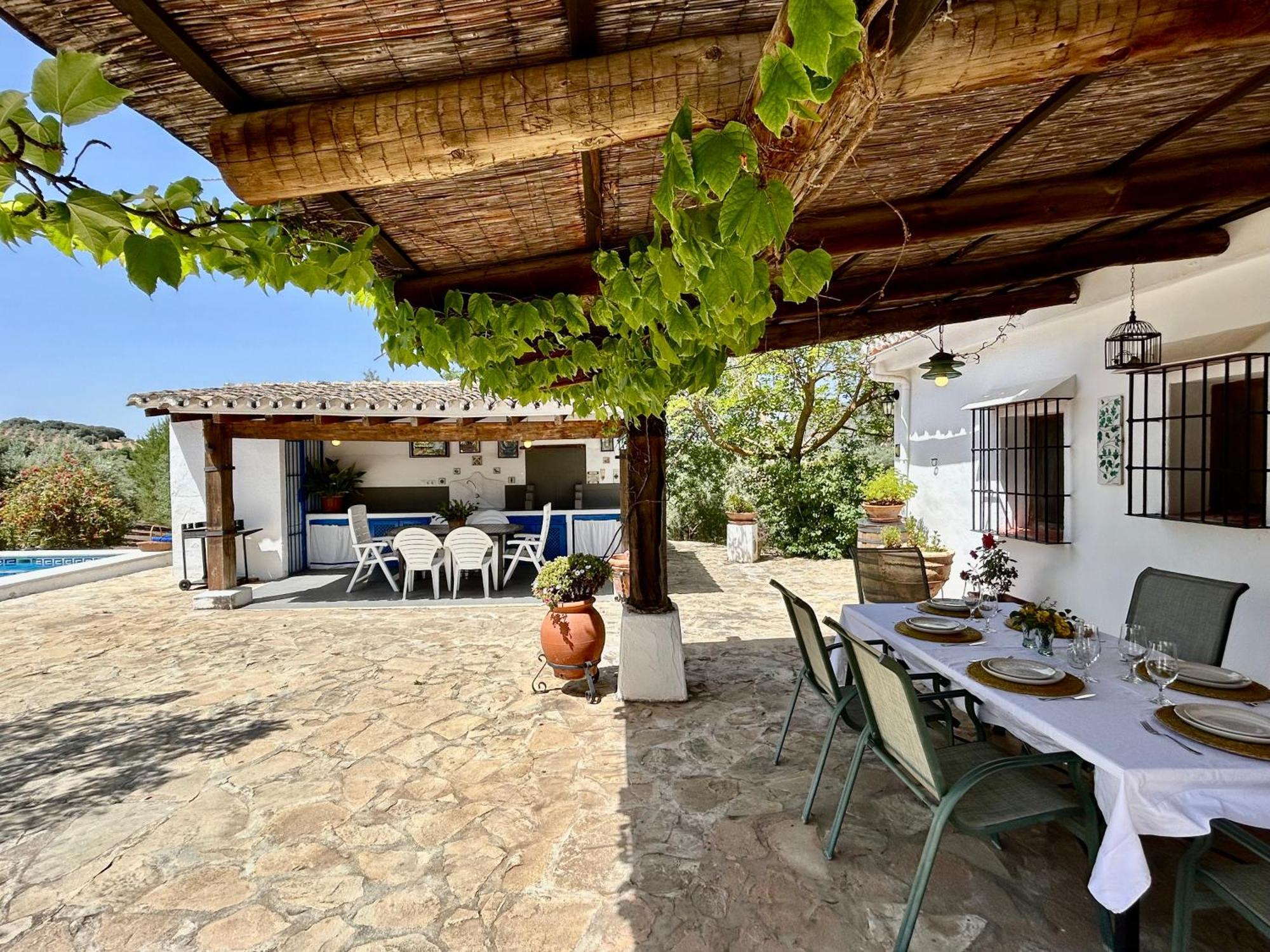 Refugio Andaluz Con Piscina Entre Olivos Villanueva de Tapia Eksteriør billede